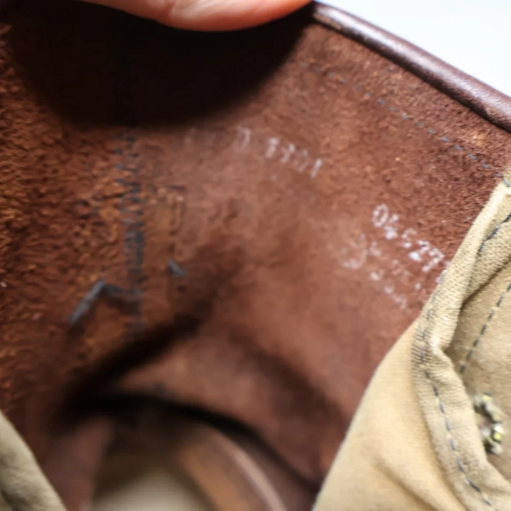 Filson Men 9.5D Work Uplander Boots Brn Moc Toe Leather Lug Sole Rugged Lace VTG